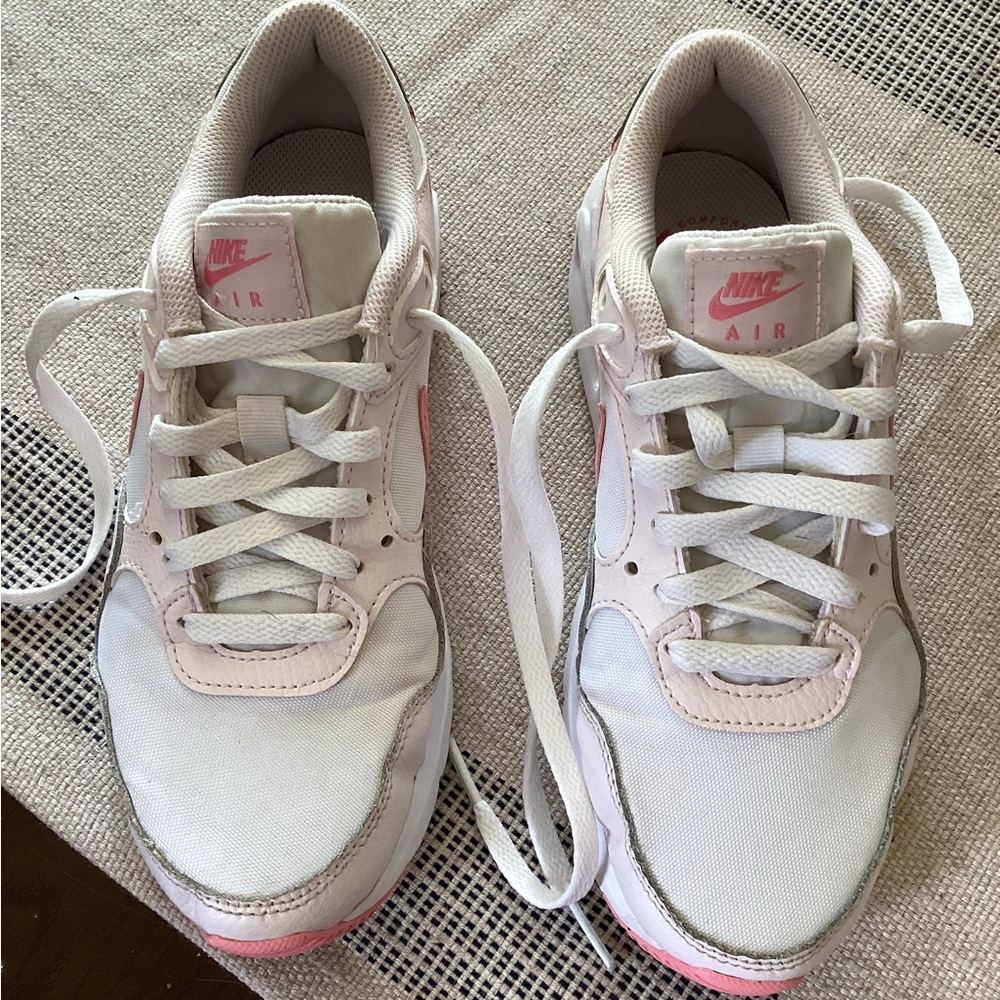 Nike Women's Sneakers - White and Pink